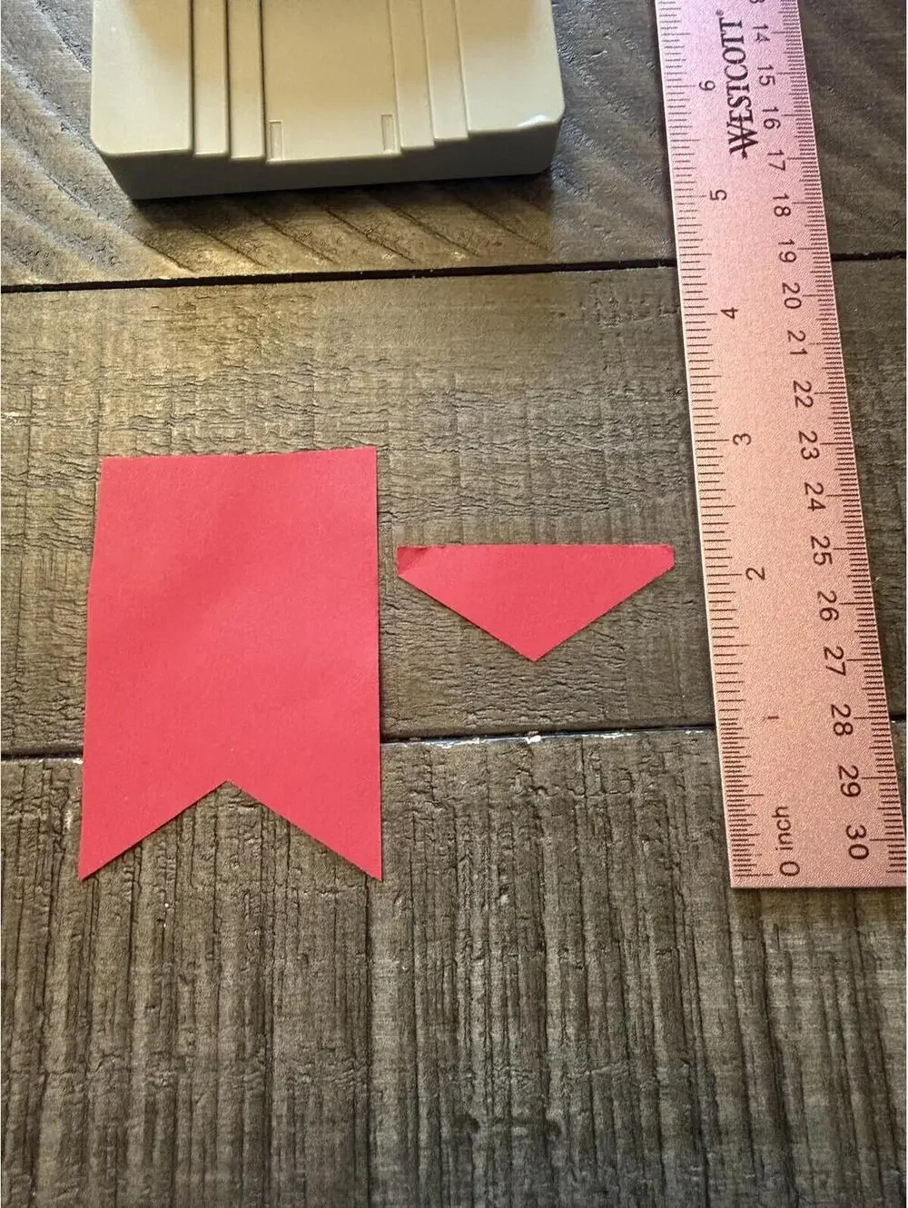Stampin’ Up Triple Banner Shape Punch